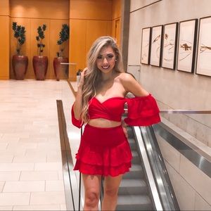 Meshki Etta Set in Red